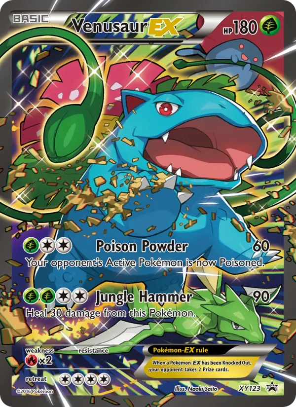 Venusaur EX, XY Black Star Promos XY123