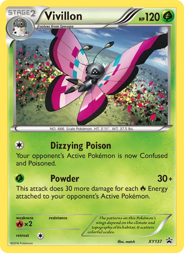 Vivillon, XY Black Star Promos XY137