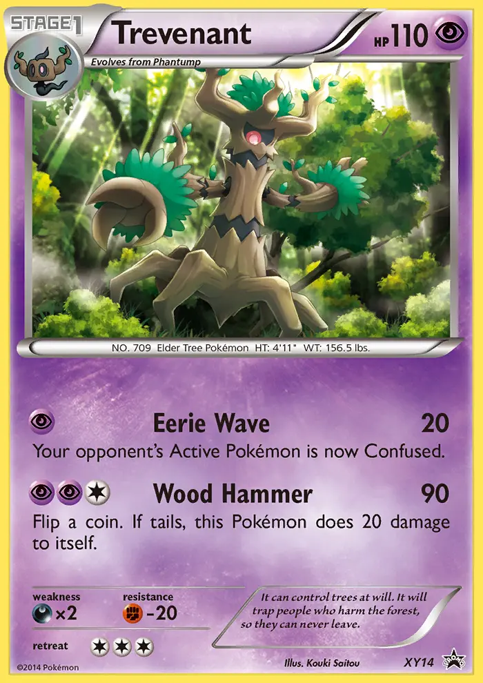 Trevenant, XY Black Star Promos XY14