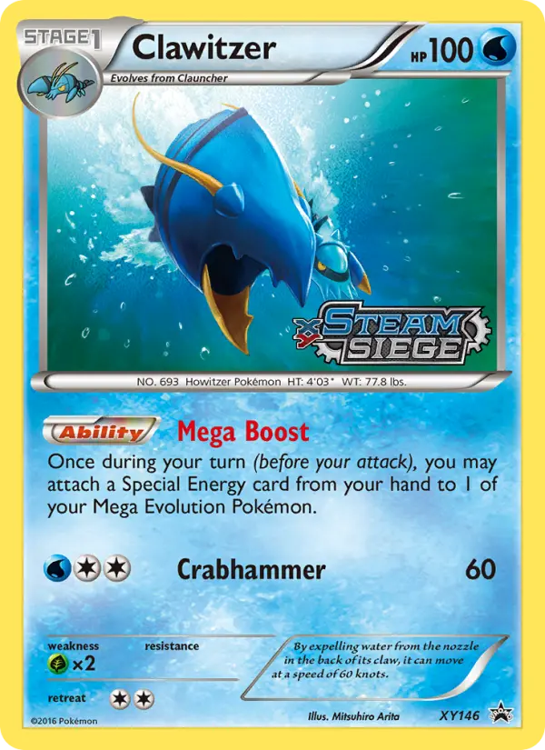 Clawitzer, XY Black Star Promos XY146