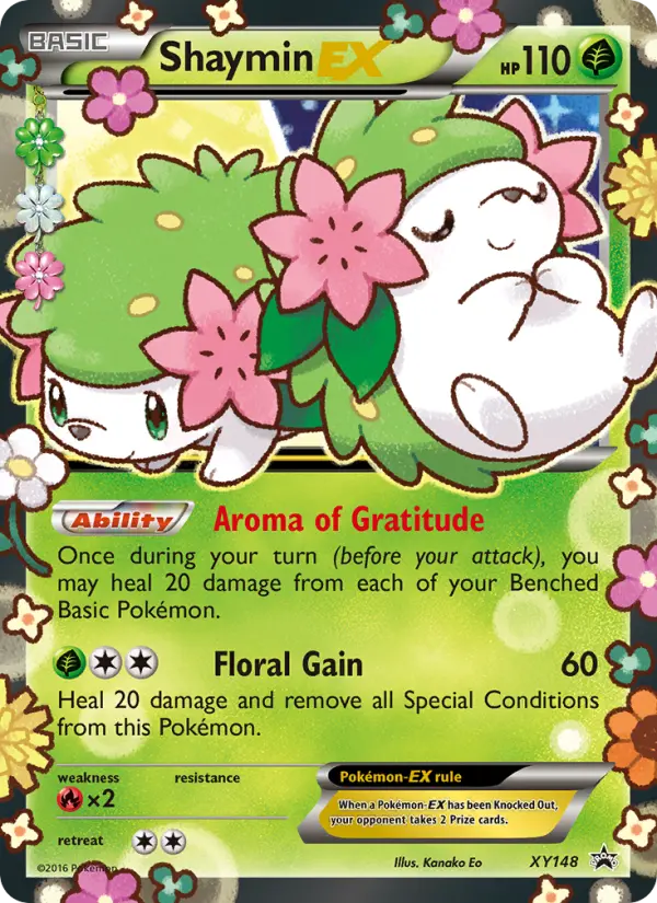 Shaymin EX, XY Black Star Promos XY148