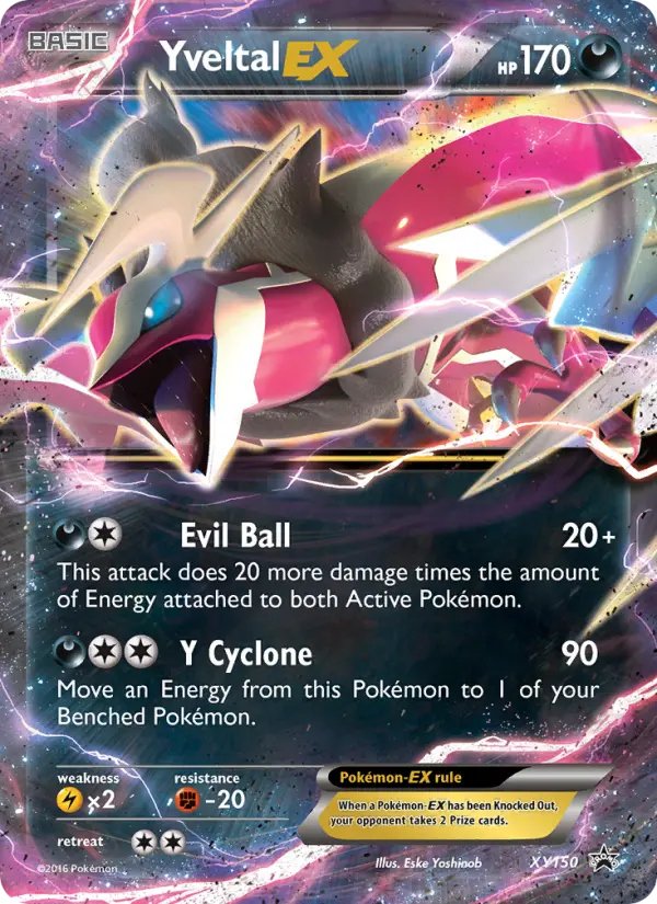 Yveltal EX, XY Black Star Promos XY150