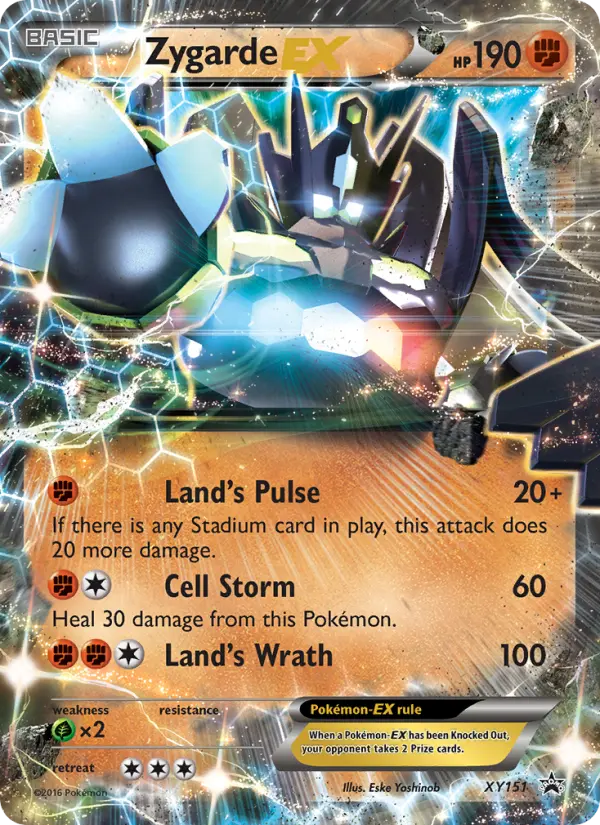 Zygarde EX, XY Black Star Promos XY151