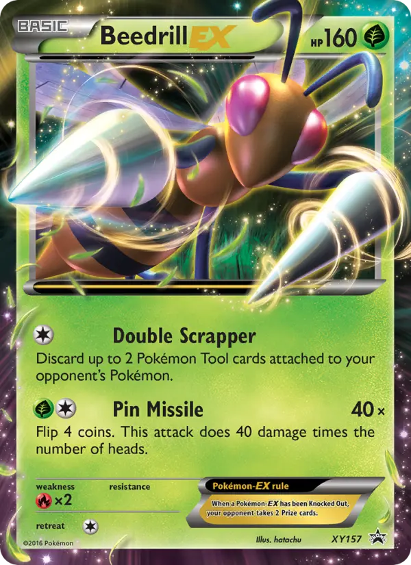 Beedrill EX, XY Black Star Promos XY157