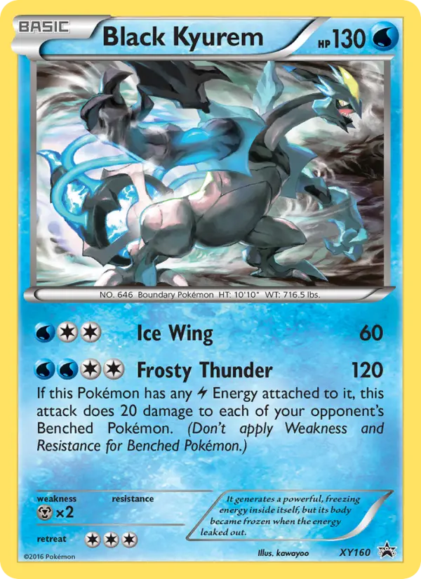 Black Kyurem, XY Black Star Promos XY160