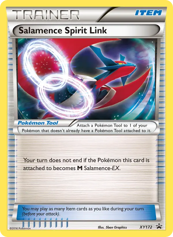 Salamence Spirit Link, XY Black Star Promos XY172