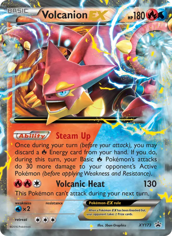 Volcanion EX, XY Black Star Promos XY173
