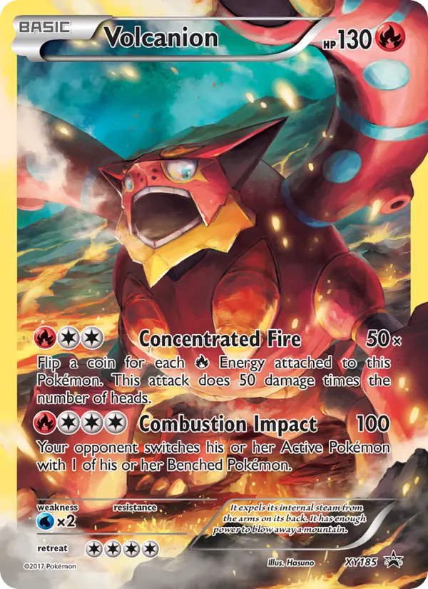 Volcanion, XY Black Star Promos XY185
