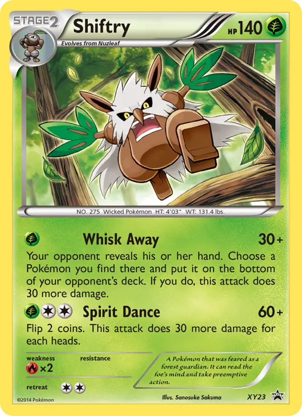 Shiftry, XY Black Star Promos XY23