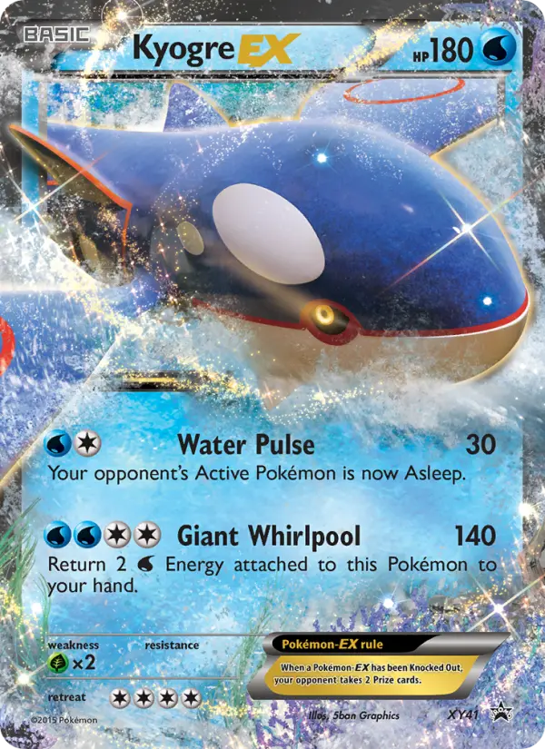 Kyogre EX, XY Black Star Promos XY41