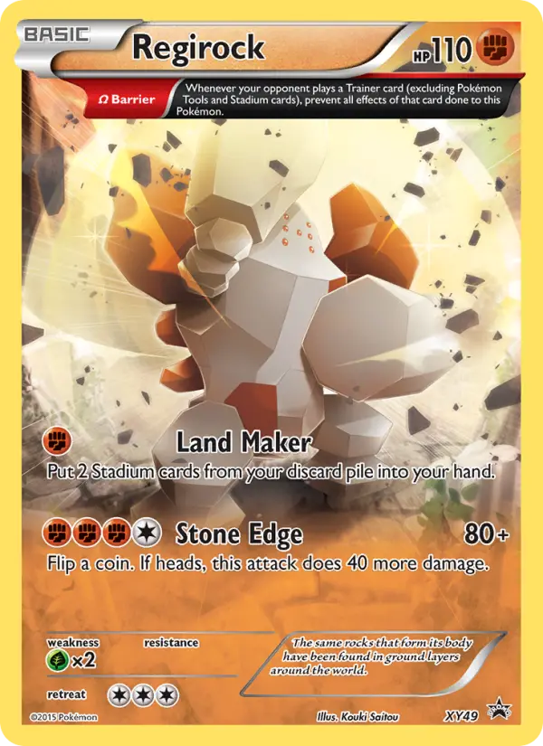 Regirock, XY Black Star Promos XY49