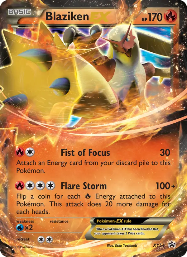 Blaziken EX, XY Black Star Promos XY54