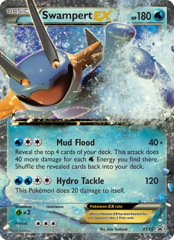 Swampert EX, XY Black Star Promos XY55