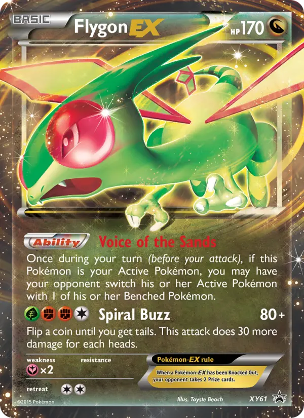 Flygon EX, XY Black Star Promos XY61