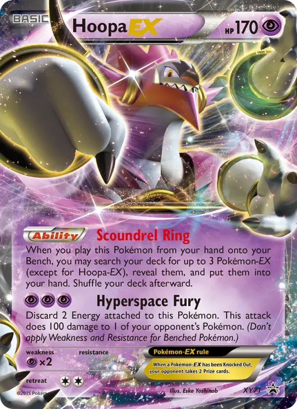 Hoopa EX, XY Black Star Promos XY71