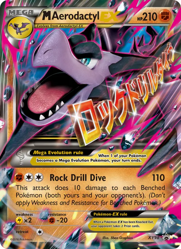 M Aerodactyl EX, XY Black Star Promos XY98