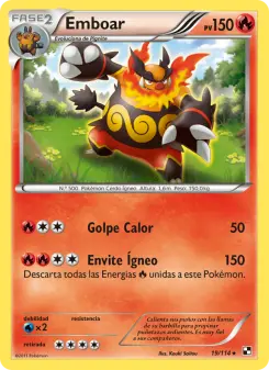 Emboar, Negro y Blanco 19