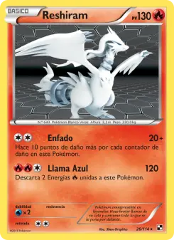 Reshiram, Negro y Blanco 26