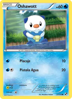 Oshawott, Negro y Blanco 27
