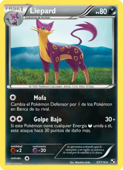 Liepard, Negro y Blanco 67