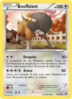 Bouffalant, Negro y Blanco 91