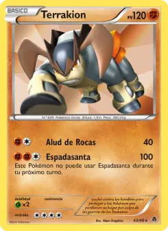 Terrakion, Fuerzas Emergentes 63