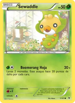 Sewaddle, Nobles Victorias 1