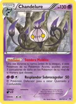 Chandelure, Nobles Victorias 60