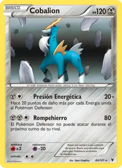 Cobalion, Nobles Victorias 84