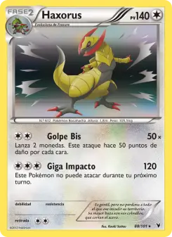Haxorus, Nobles Victorias 88