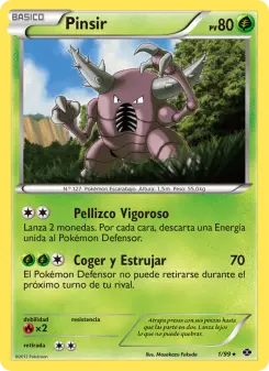 Pinsir, Próximos Destinos 1