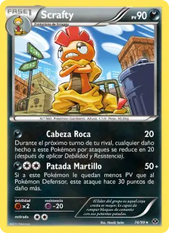 Scrafty, Próximos Destinos 74