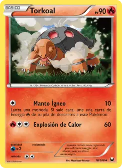 Torkoal, Oscuros Exploradores 18