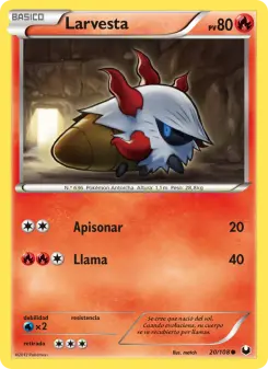 Larvesta, Oscuros Exploradores 20