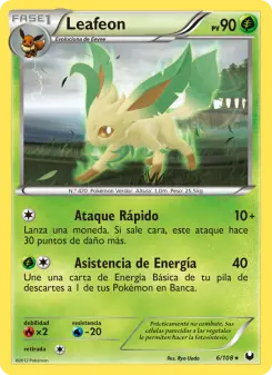 Leafeon, Oscuros Exploradores 6