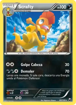 Scrafty, Oscuros Exploradores 68