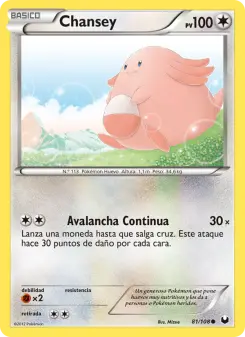 Chansey, Oscuros Exploradores 81
