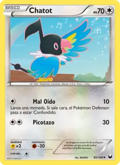 Chatot, Oscuros Exploradores 85