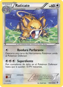 Raticate, Fronteras Cruzadas 105