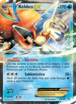 Keldeo-EX, Fronteras Cruzadas 49