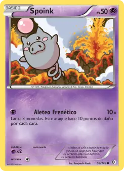 Spoink, Fronteras Cruzadas 59