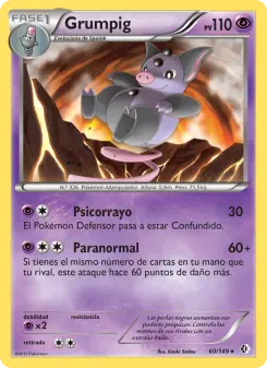 Grumpig, Fronteras Cruzadas 60