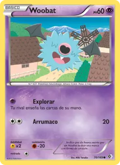 Woobat, Fronteras Cruzadas 70
