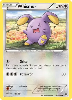 Whismur, Tormenta Plasma 105