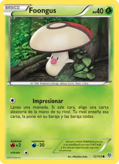 Foongus, Tormenta Plasma 12