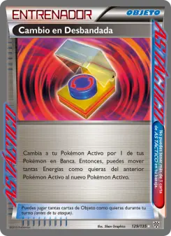 Cambio en Desbandada, Tormenta Plasma 129