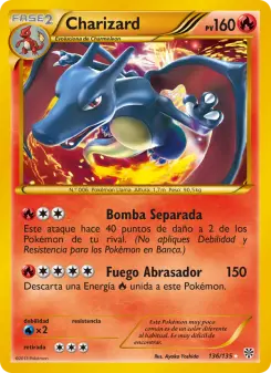 Charizard, Tormenta Plasma 136
