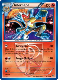 Infernape, Tormenta Plasma 17
