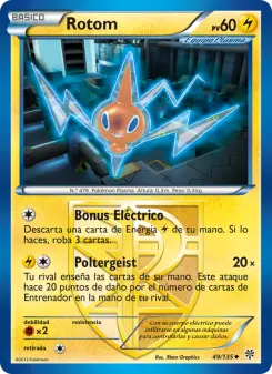 Rotom, Tormenta Plasma 49