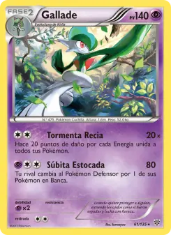 Gallade, Tormenta Plasma 61